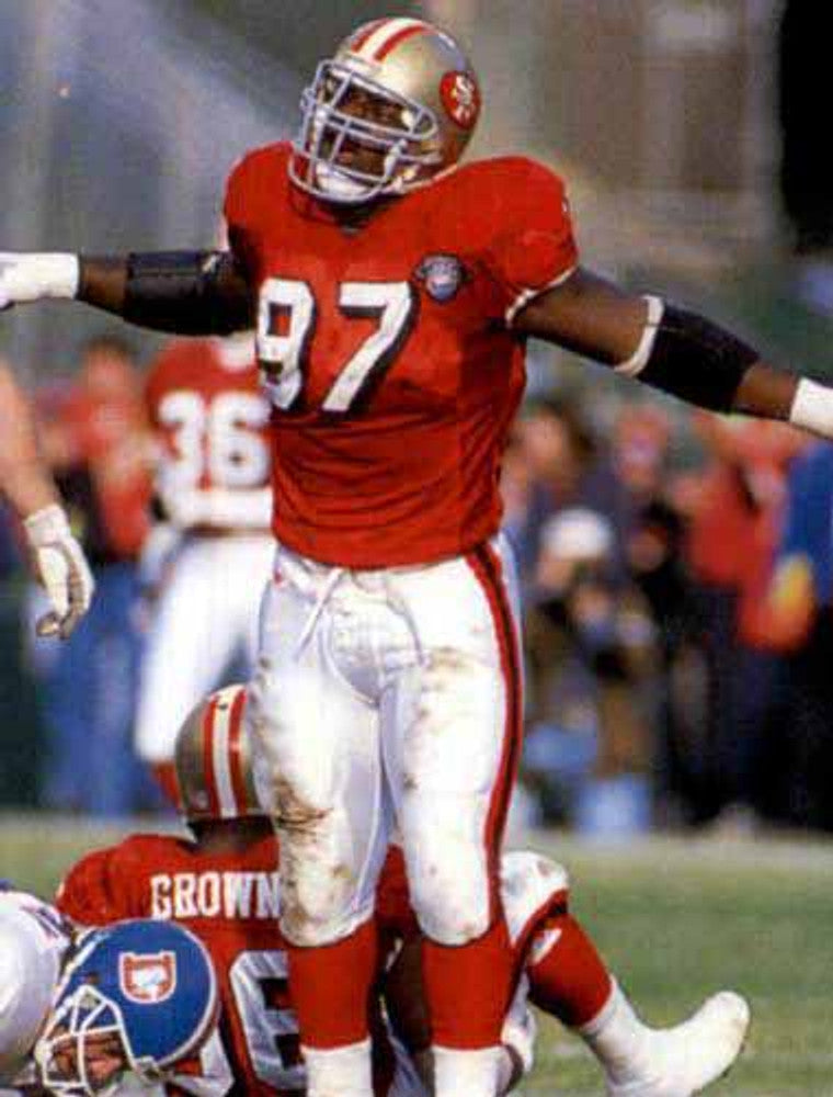 BRYO SF 49ers 1994 Throwback Home Football Jersey, Retro Stitched Jersey