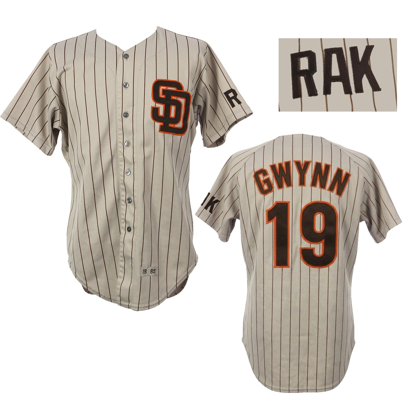 Tony Gwynn 1885 San Diego Padres Baseball Away Throwback Stitched Jersey