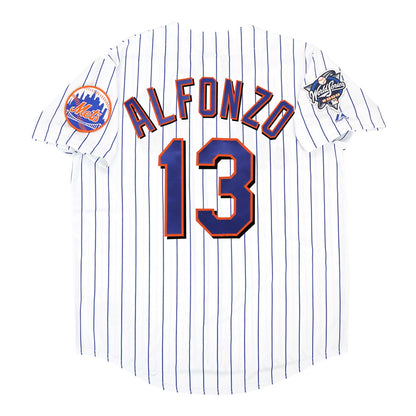 Edgar Alfonzo New York Mets 2000 Baseball jersey retro stitched fan gear RTJ02224