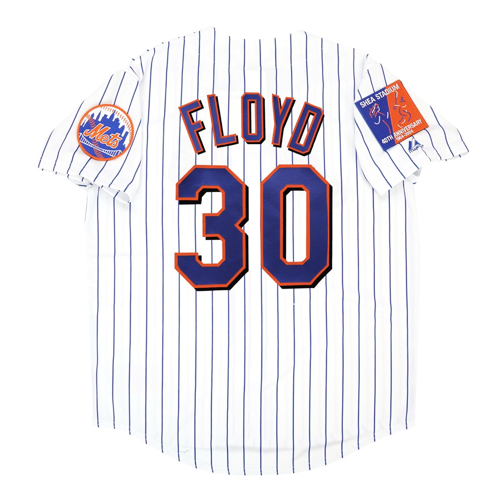 CF 2004 NYM Shea 40th Patch Home Road Alt Jersey