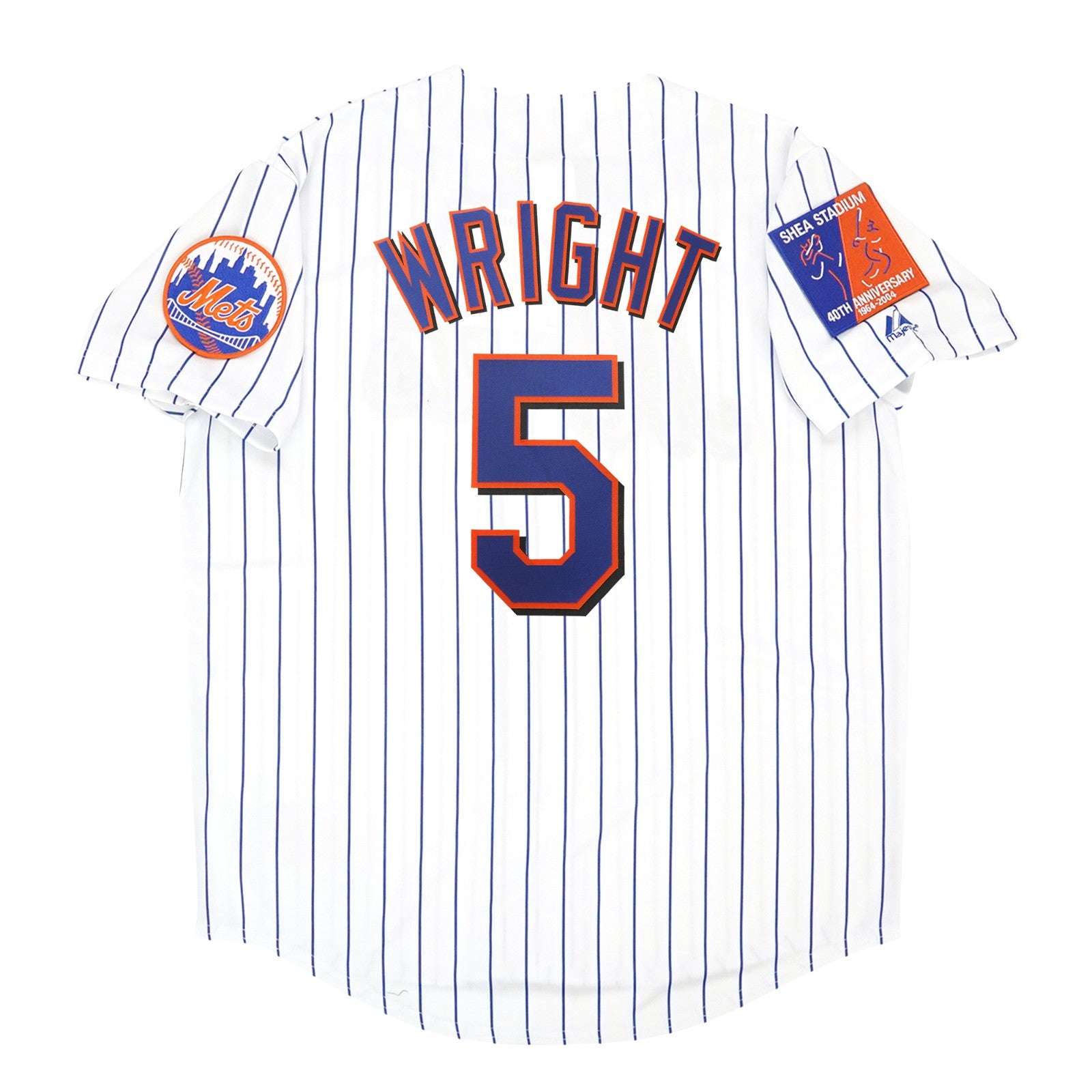 DW 2004 NYM Shea 40th Patch Home Road Alt Jersey