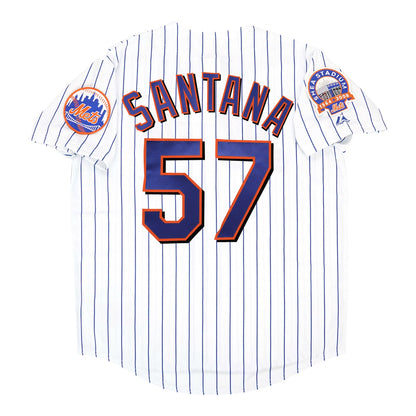 Johan Santana 2008 New York Mets 2008 Baseball jersey retro stitched fan gear RTJ02206