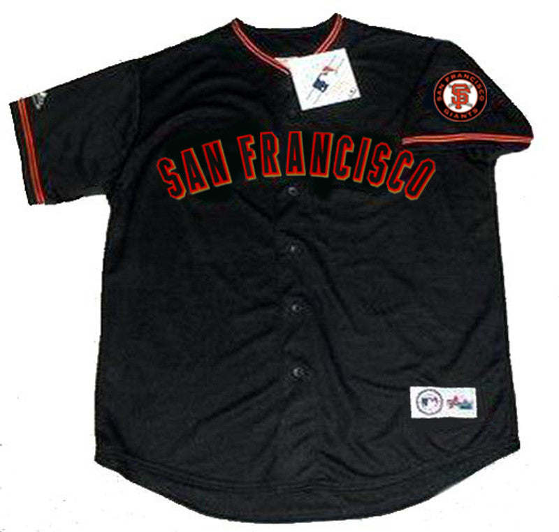 BB SFG 2002 Throwback Alternate Baseball Stitched Jersey, Vintage Baseball Jersey, Retro Sewn Jersey