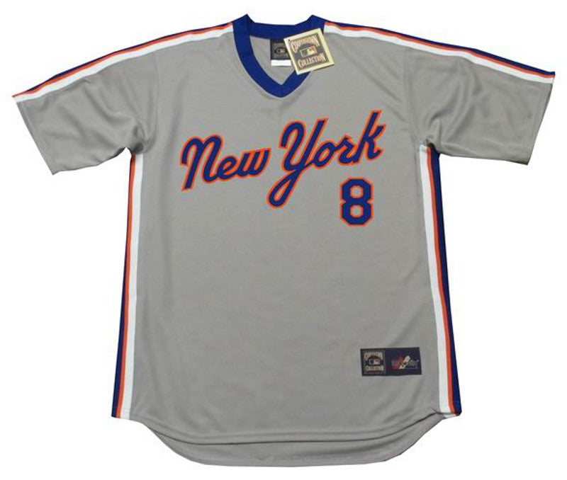 GC NYM 1987 Cooperstown Away Baseball Stitched Jersey, Vintage Baseball Jersey, Retro Sewn Jersey