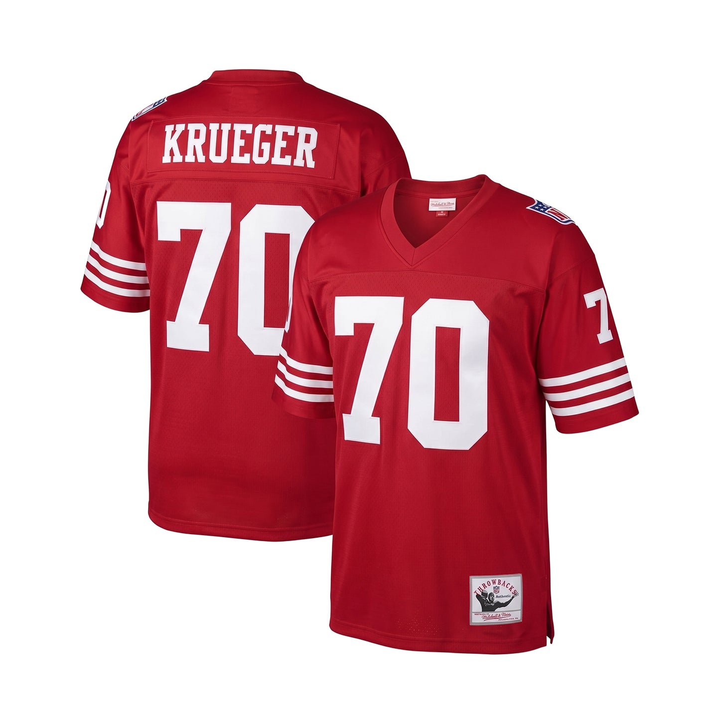 San Francisco 49ers Charlie Krueger 1969 Throwback Football Jersey | RTJ21728