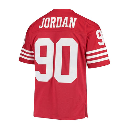 San Francisco 49ers Darin Jordan 1994 Throwback Football Jersey | RTJ1102