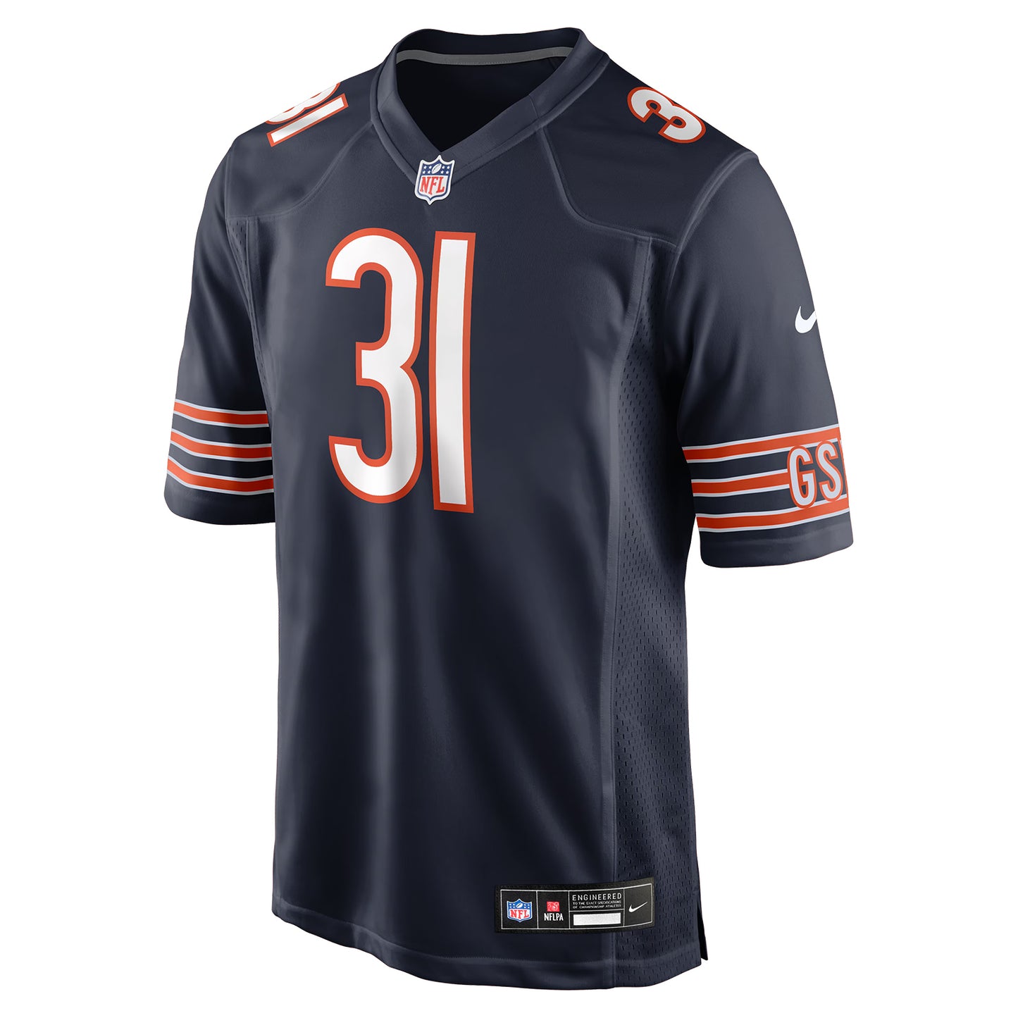 Dillon Thieneman Navy Chicago Bears 2026 NFL Draft First Round Pick No. 25 Team Game Jersey | RTJ1102