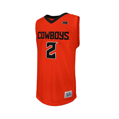 Oklahoma State Cowboys 2 Cunningham College Basketball Jersey Orange retro stitched fan jersey RTJ2694 image 3