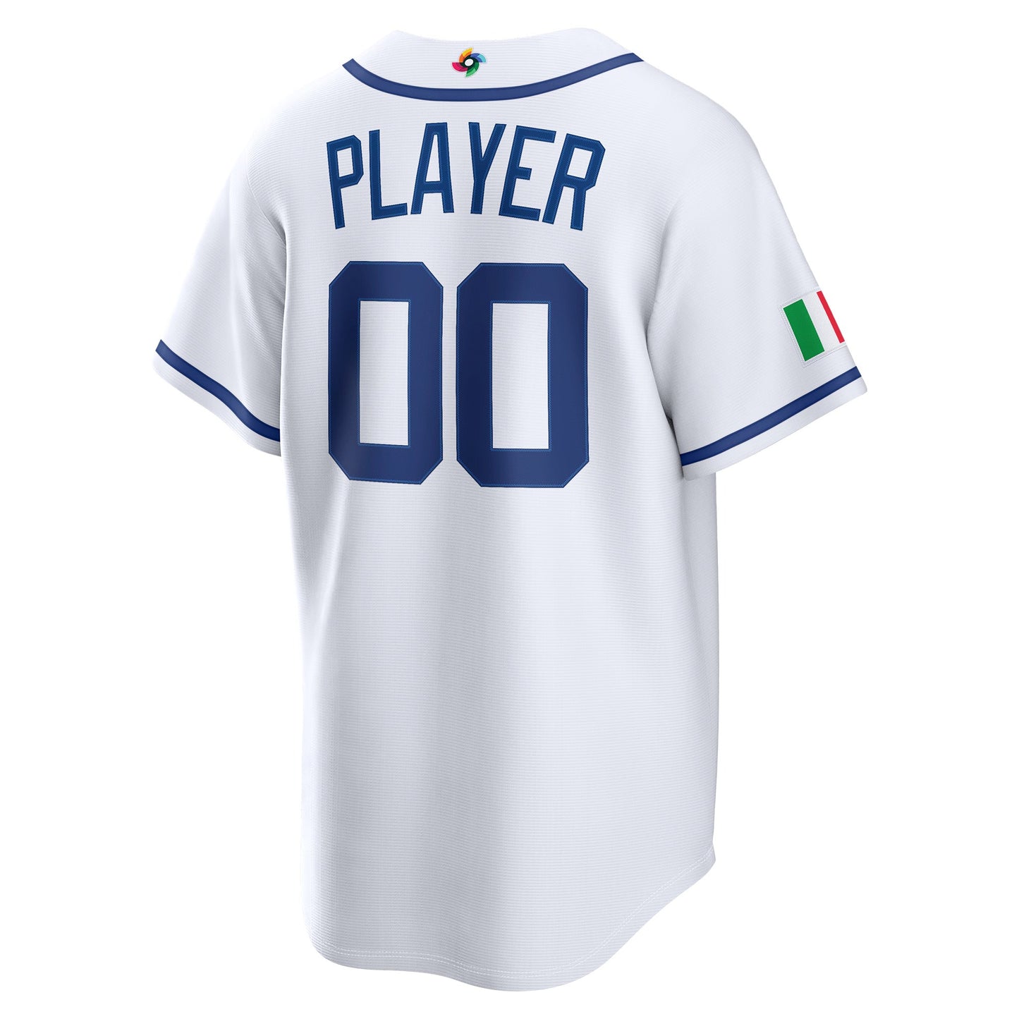 Italy Baseball White 2026 World Baseball Classic Home Jersey retro stitched fan jersey RTJ1001 image 3