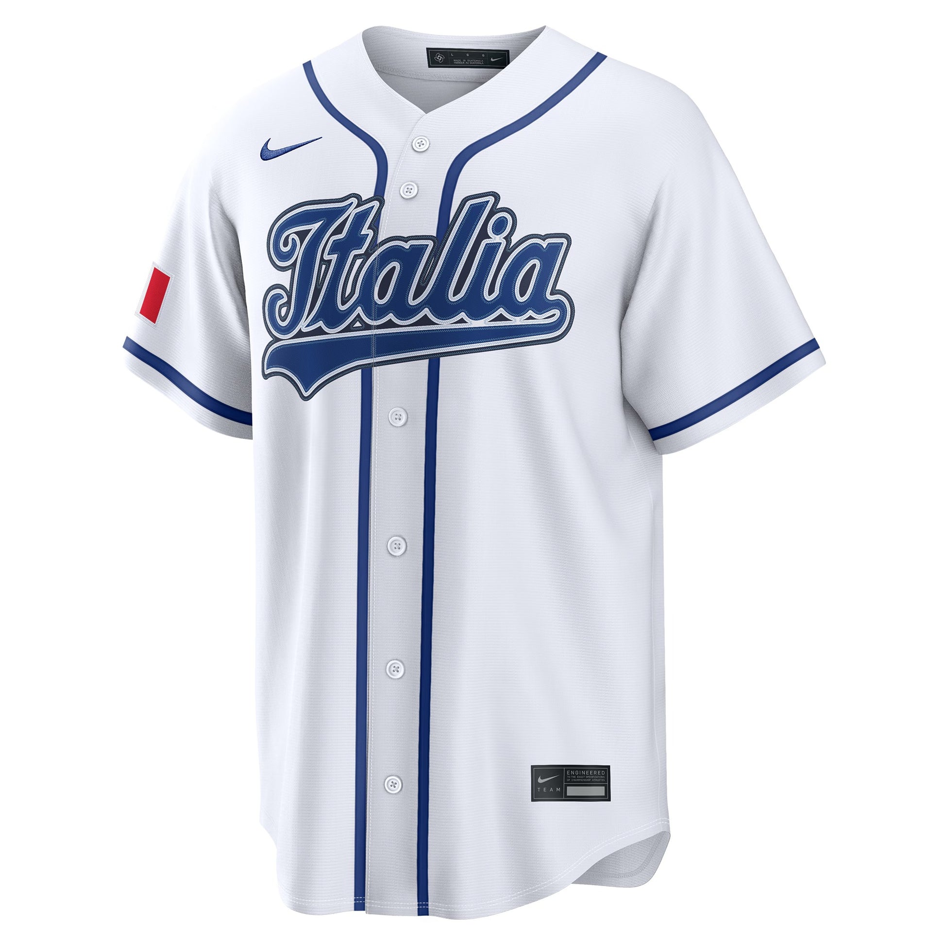 Italy Baseball White 2026 World Baseball Classic Home Jersey retro stitched fan jersey RTJ1001 image 2