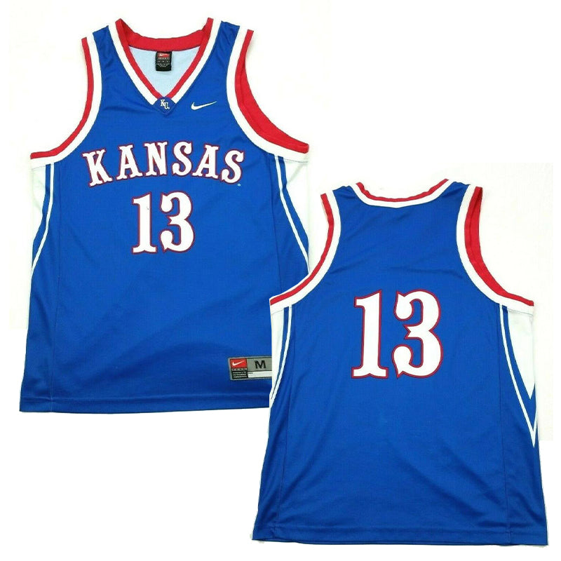 Kansas Jayhawks Vintage Blue Basketball Jersey product image