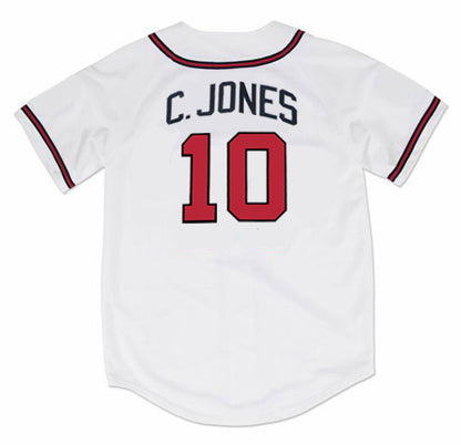 Chipper Jones Atlanta Braves 1995 Baseball jersey retro stitched fan gear RTJ01434