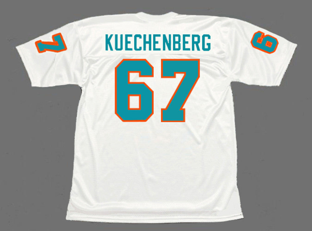 Miami Dolphins Bob Kuechenberg 1972 Throwback Football Jersey product image