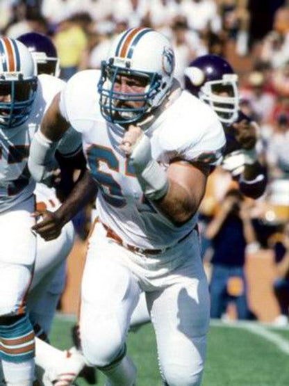Miami Dolphins Bob Kuechenberg 1972 Throwback Football Jersey product image