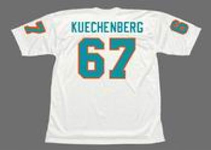 Miami Dolphins Bob Kuechenberg 1972 Throwback Football Jersey product image