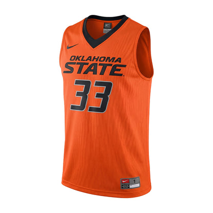 Oklahoma State Cowboys 33 Marcus Smart College Basketball Jersey Orange retro stitched fan jersey RTJ8485 image 2