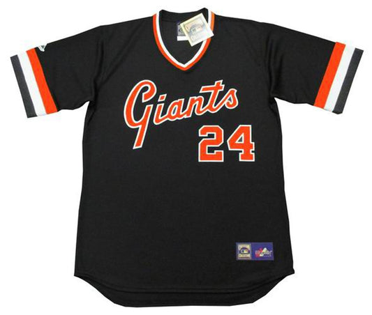 WM SFG Cooperstown Away Baseball Stitched Jersey, Vintage Baseball Jersey, Retro Sewn Jersey