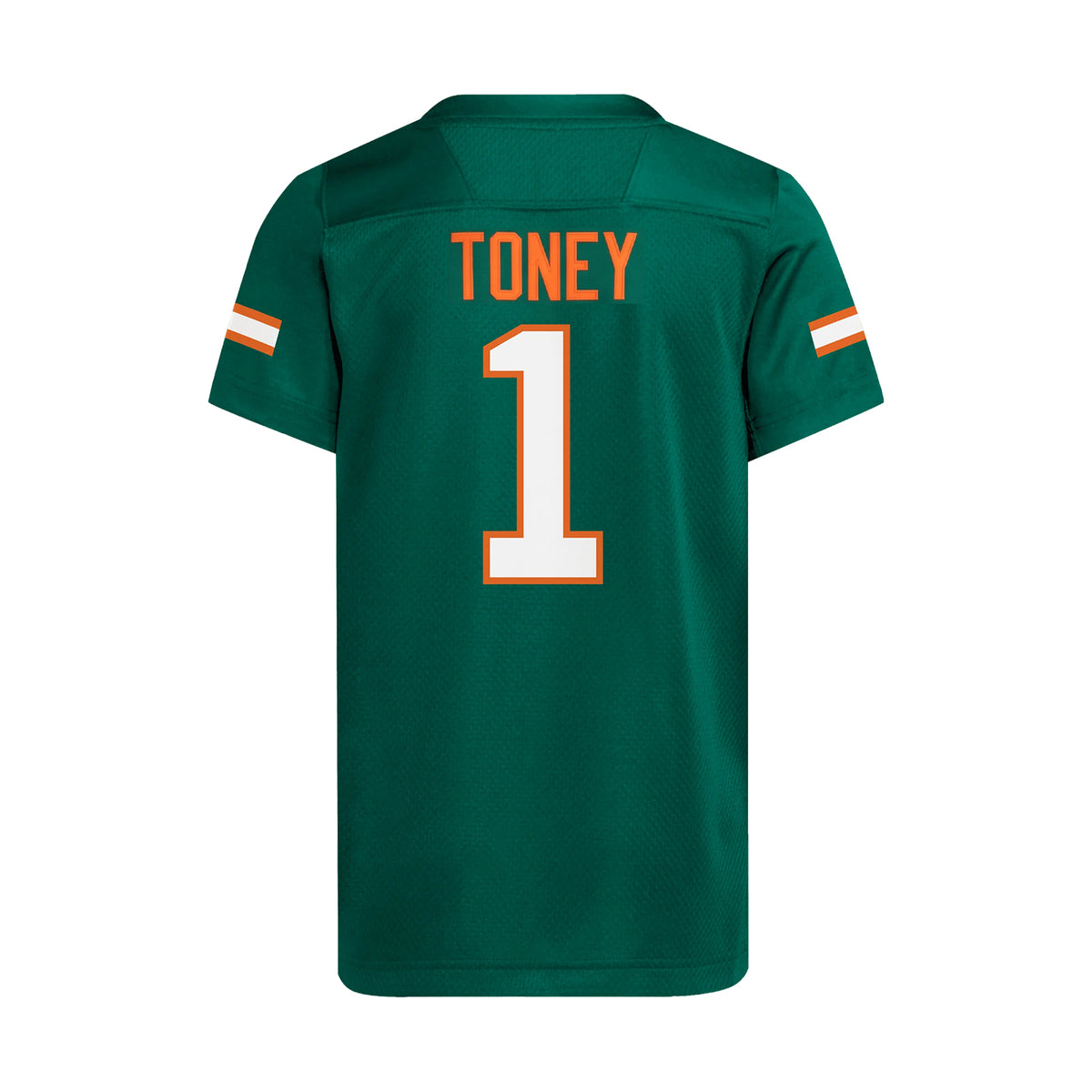Miami Hurricanes Malachi Toney #1 Green Jersey