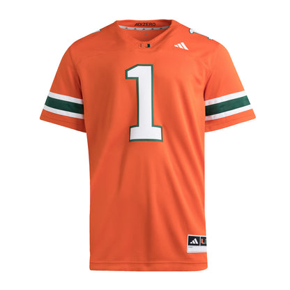 Miami Hurricanes Malachi Toney #1 Orange Jersey