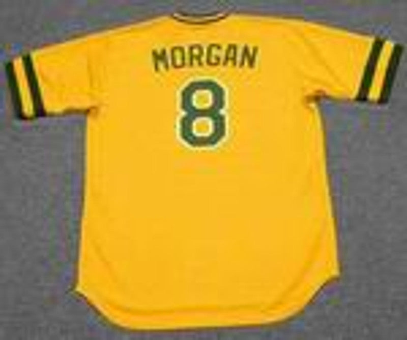 Joe Morgan Oakland Athletics 1984 Baseball jersey retro stitched fan gear RTJ00468