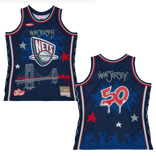 New Jersey Nets M&N x Tats Cru Jersey RTJ Basketball 144
