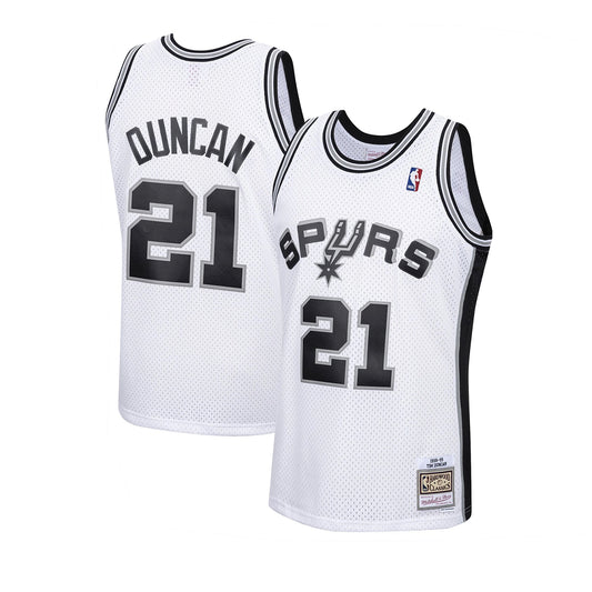 San Antonio Spurs M&N Swingman Jersey Tim Duncan 1998 99 | Retro Stitched Fan Jersey RTJ12779