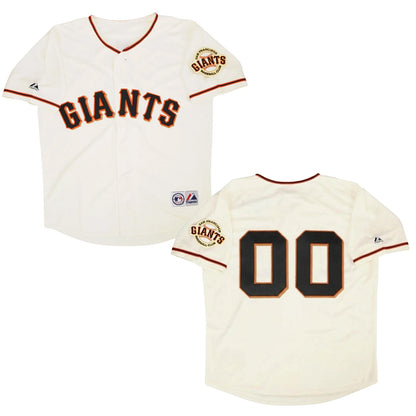 San Francisco Giants 2014 Custom Name Number Throwback Home Baseball Jersey | Retro Stitched Fan Gear RTJ01572