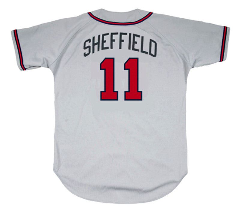 Gary Sheffield Atlanta Braves 2003 Baseball jersey retro stitched fan gear RTJ00881