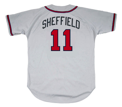 Gary Sheffield Atlanta Braves 2003 Baseball jersey retro stitched fan gear RTJ00881