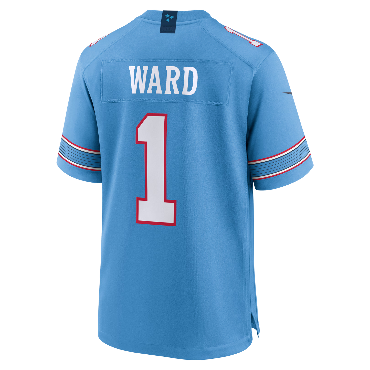 Cameron Ward #1 Tennessee Titans Light Blue Game Jersey | Football Fan Jersey