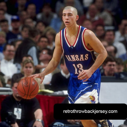 Kansas Jayhawks Vintage Blue Basketball Jersey product image