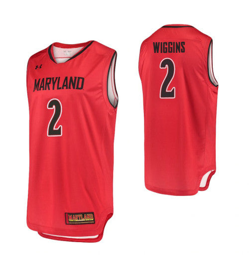 Maryland Terrapins 2 Aaron Wiggins Yellow College Basketball Jersey 2680 retro stitched fan jersey RTJ9969 image 1