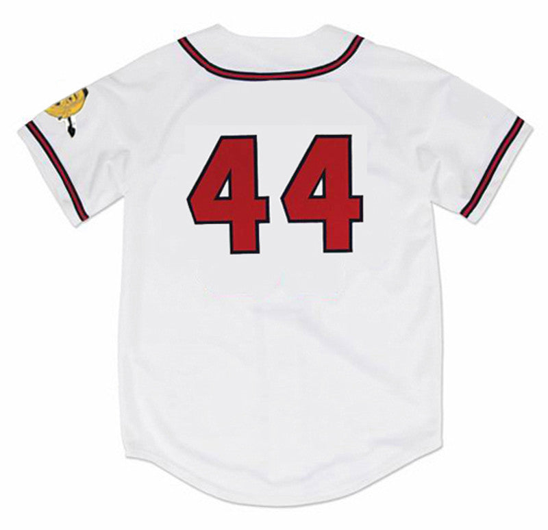 HA MB 1957 Home Throwback Baseball Stitched Jersey, Vintage Baseball Jersey, Retro Sewn Jersey