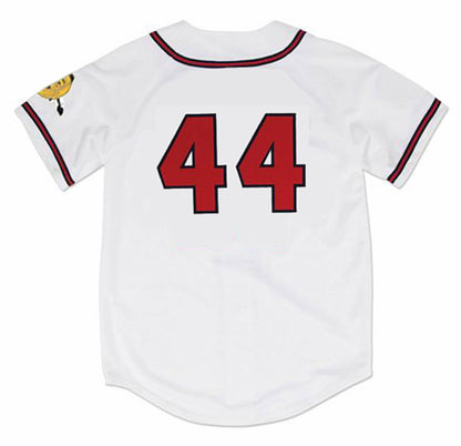 HA MB 1957 Home Throwback Baseball Stitched Jersey, Vintage Baseball Jersey, Retro Sewn Jersey