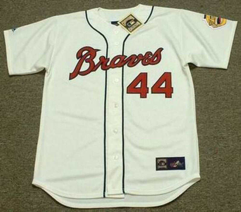 Hank Aaron Milwaukee Braves 1960s Baseball jersey retro stitched fan gear RTJ00776