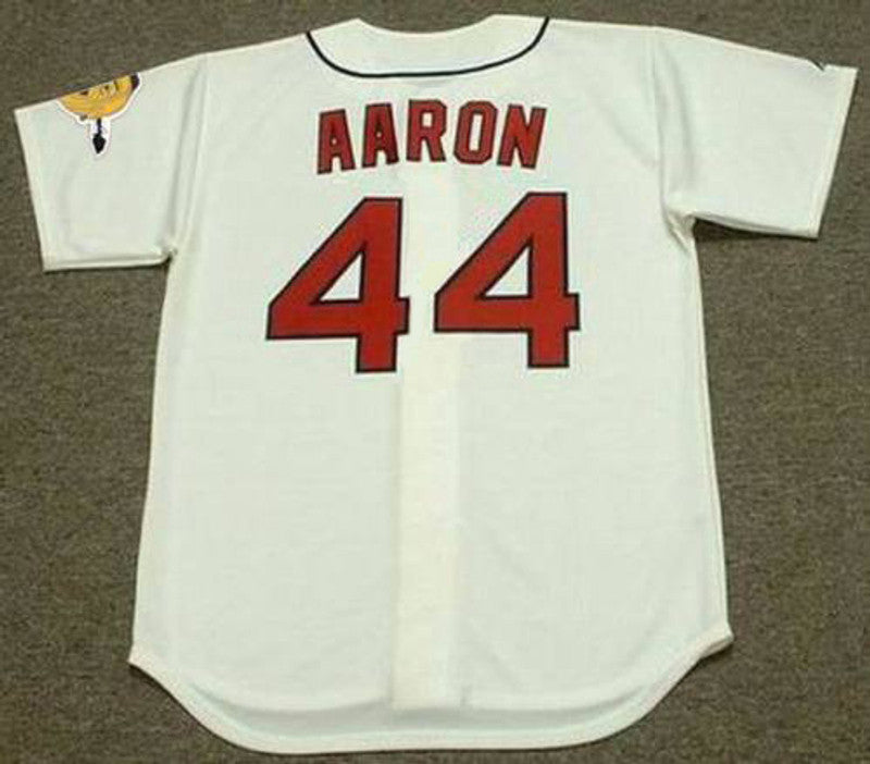 Hank Aaron Milwaukee Braves 1960s Baseball jersey retro stitched fan gear RTJ00776