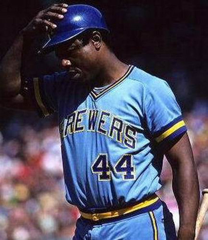 Hank Aaron Milwaukee Brewers Baseball jersey retro stitched fan gear RTJ00773