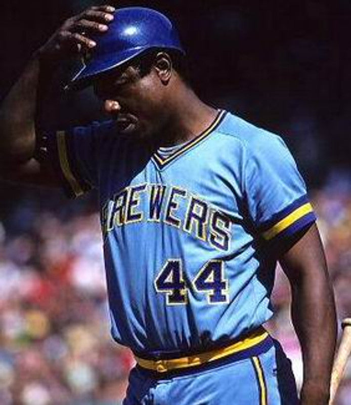 HA MB Milwaukee 1975 Cooperstown Throwback Away Stitched Jersey, Vintage Baseball Jersey, Retro Sewn Jersey