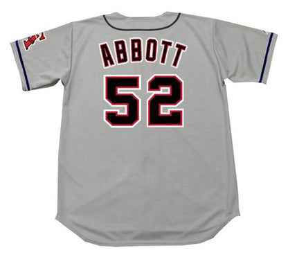 Jim Abbott California Angels 1996 Baseball jersey retro stitched fan gear RTJ00584