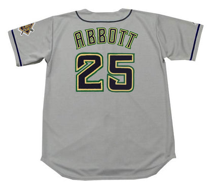 Jim Abbott Milwaukee Brewers 1999 Baseball jersey retro stitched fan gear RTJ00582