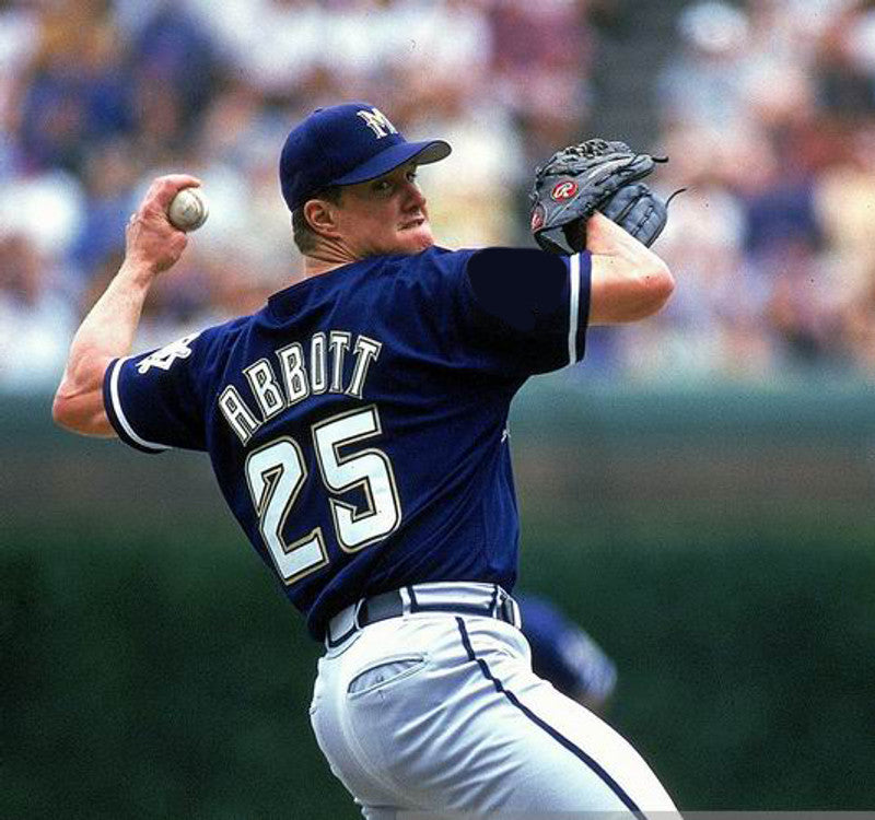Jim Abbott Milwaukee Brewers 1999 Baseball jersey retro stitched fan gear RTJ00582