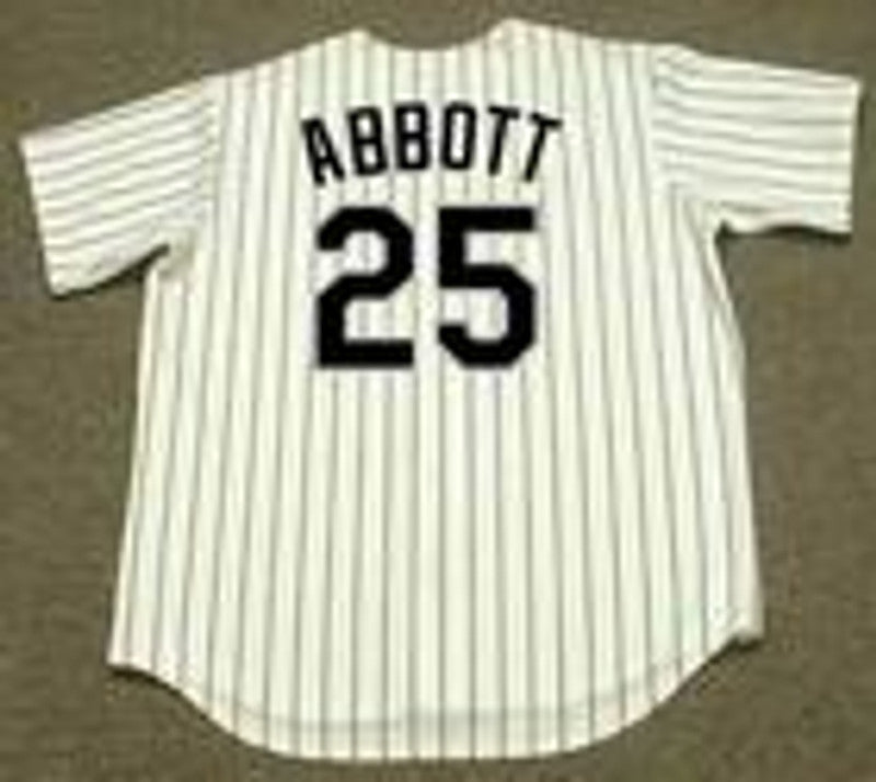 Jim Abbott Chicago White Sox 1998 Baseball jersey retro stitched fan gear RTJ00583