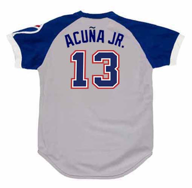 RAJ AB . 1970s Away Throwback Baseball Stitched Jersey, Vintage Baseball Jersey, Retro Sewn Jersey