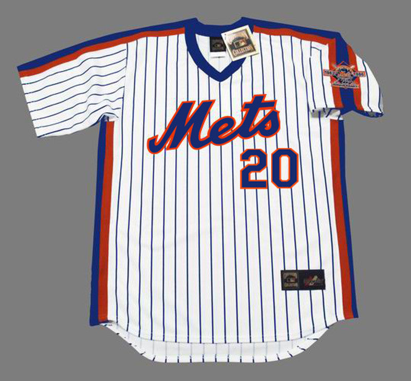 PA NYM 1986 Home Throwback Baseball Stitched Jersey, Vintage Baseball Jersey, Retro Sewn Jersey