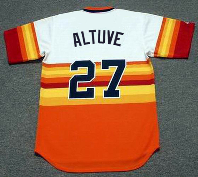 Jose Altuve Houston Astros 1980s Baseball jersey retro stitched fan gear RTJ00364