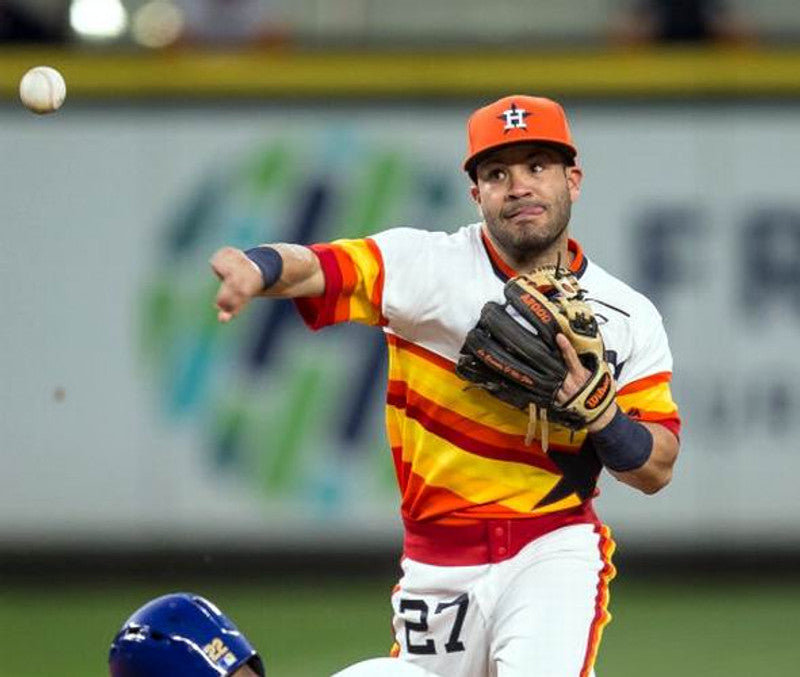 Jose Altuve Houston Astros 1980s Baseball jersey retro stitched fan gear RTJ00364