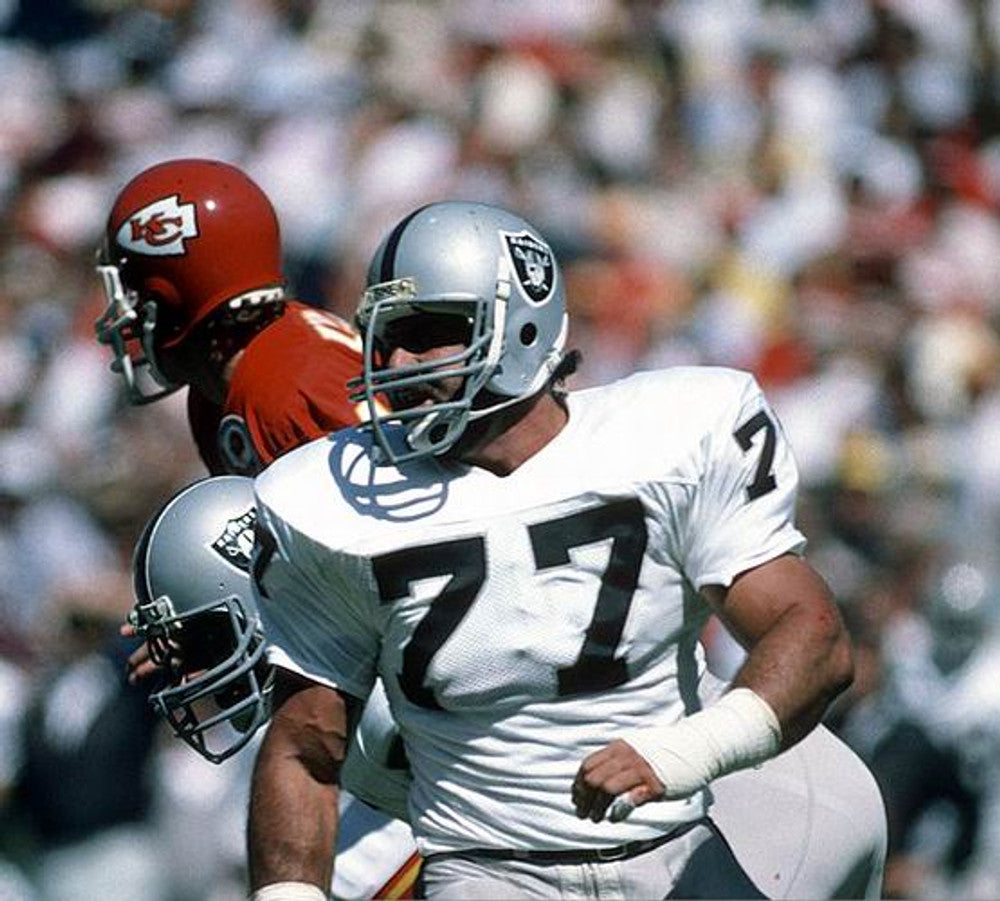 Los Angeles Raiders Lyle Alzado 1983 Away Throwback Football Jersey product image