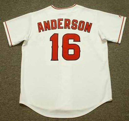 Garret Anderson Anaheim Angels 2002 Baseball jersey retro stitched fan gear RTJ00915