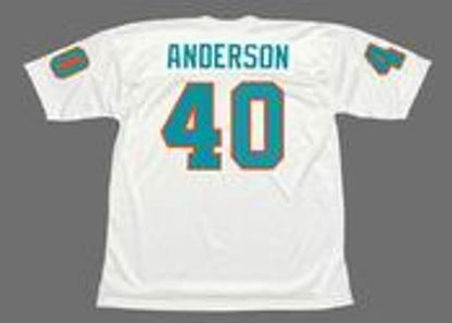 Miami Dolphins Dick Anderson 1972 Throwback Football Jersey product image