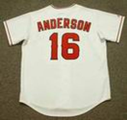 Garret Anderson Anaheim Angels 2002 Baseball jersey retro stitched fan gear RTJ00915